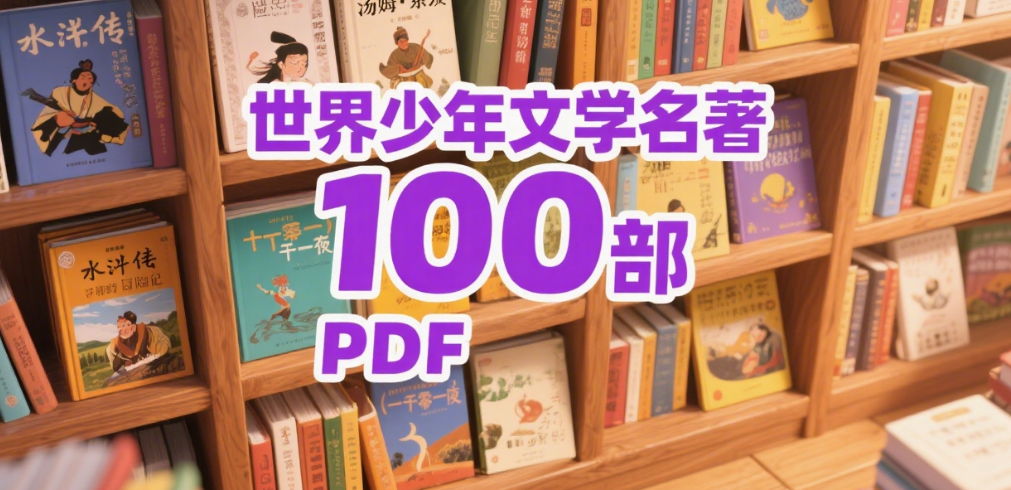 重磅福利 | 世界少年文学名著100部PDF，给孩子的精神成长大礼包-星辰解忧工作室